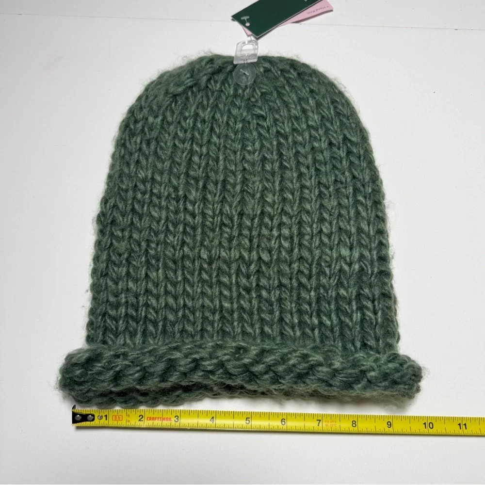 Wild Fable Hand Knit Olive Beanie
